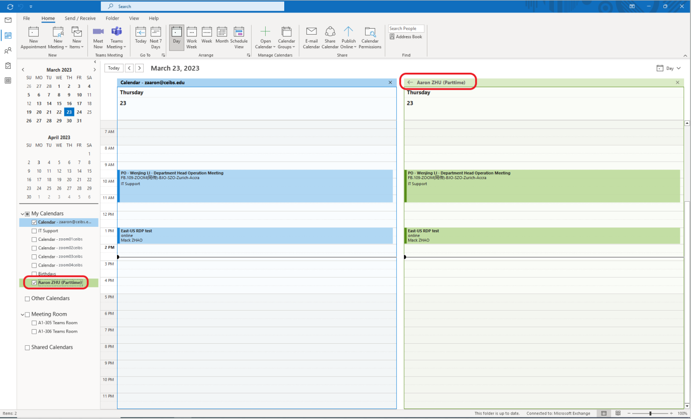 How To Share Calendar Permissions For Outlook On Windows EN